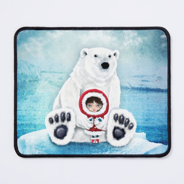 Item preview, Whimsical Polar Bear Hug designed and sold by jitterfly.