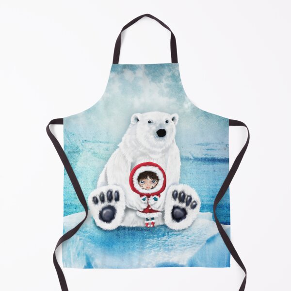 Item preview, Whimsical Polar Bear Hug designed and sold by jitterfly.