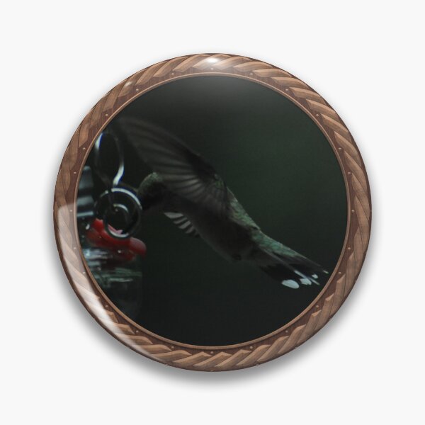 Item preview, Ruby-Throated Hummingbird Photography in Celtic Circle Frame 36 designed and sold by Swabcraft.