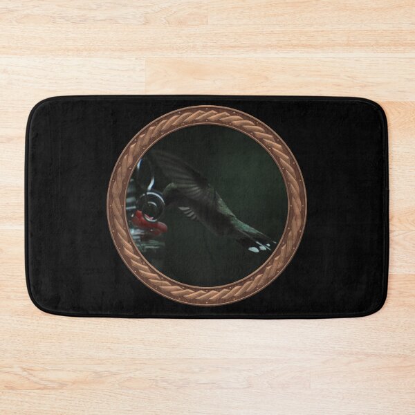 Item preview, Ruby-Throated Hummingbird Photography in Celtic Circle Frame 36 designed and sold by Swabcraft.