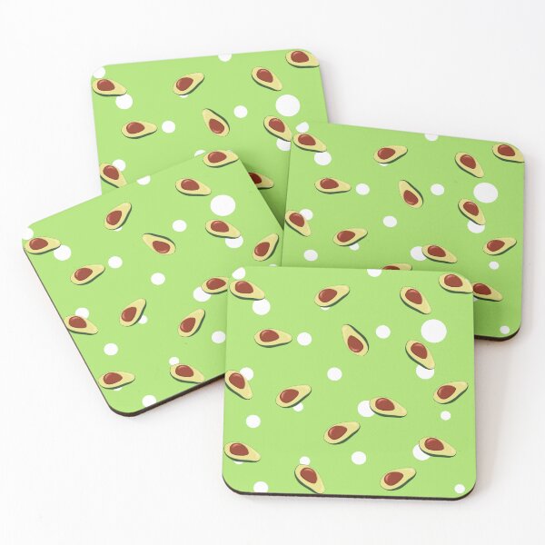 Item preview, Avocado pattern with green Background designed and sold by Mapsart-.