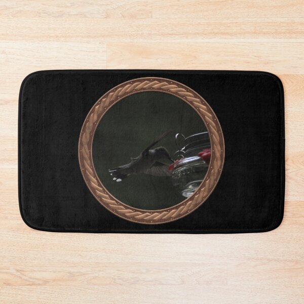 Item preview, Ruby-Throated Hummingbird Photography in Celtic Circle Frame 38 designed and sold by Swabcraft.