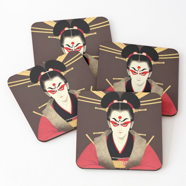 Item preview, Ukiyo-e Japanese Art - Kabuki Actor Poster designed and sold by allovervintage.