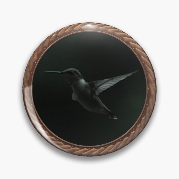 Item preview, Ruby-Throated Hummingbird Photography in Celtic Circle Frame 39 designed and sold by Swabcraft.