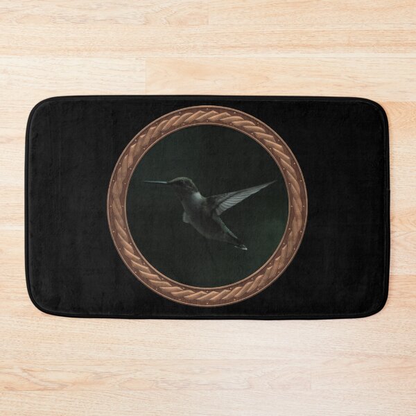 Item preview, Ruby-Throated Hummingbird Photography in Celtic Circle Frame 39 designed and sold by Swabcraft.