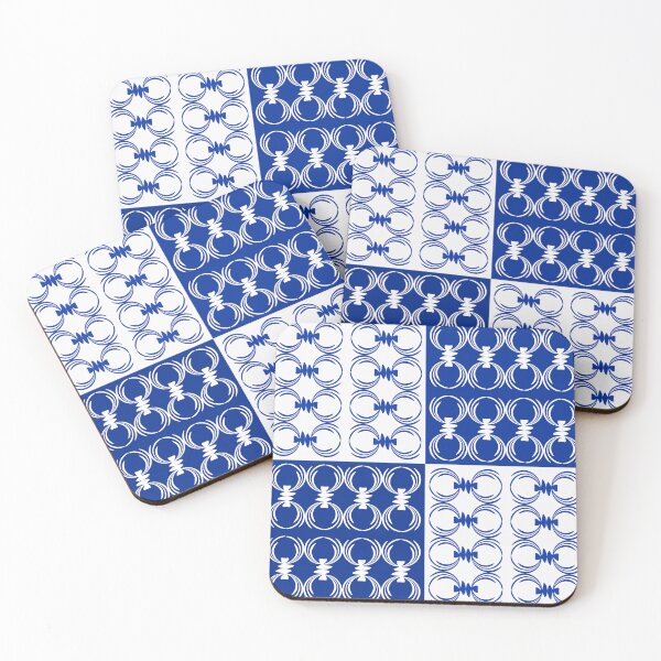 Item preview, Blue and white bows designed and sold by mixMixtli.