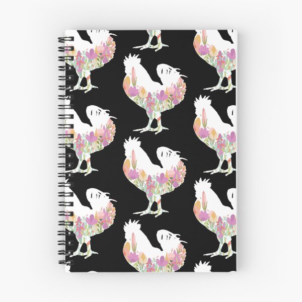 Item preview, Spring Chicken Floral Silhouette For Dark Colors designed and sold by designsmostfowl.