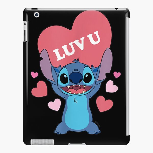 Cute Stitch Cartoon iPad Case - The Sparkle Case, Custom Name Case, Free  Personalization - The Sparkle Case