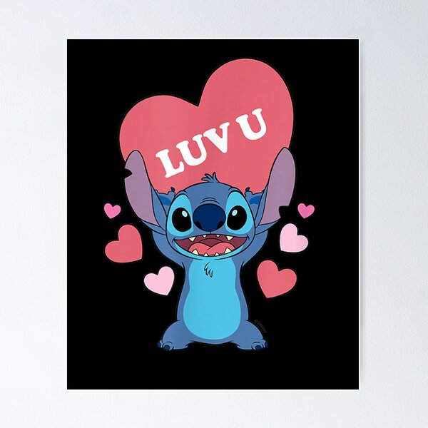 Stitch from Lilo and Stitch Poster Wall Decor – Twentyonefox