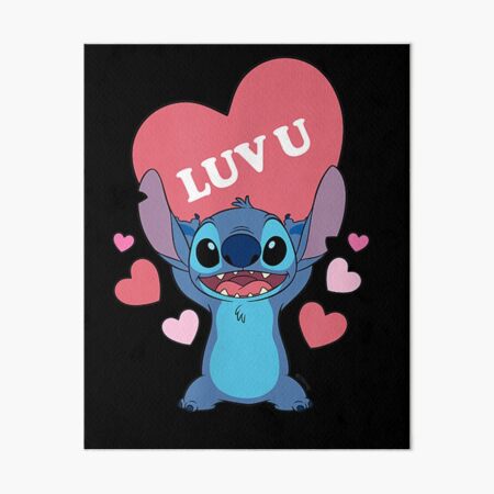 Vista previa del artículo con la obra «Lilo y Stitch», diseñado y vendido por trinkleintelle.