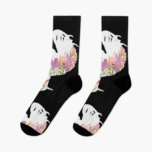Item preview, Spring Chicken Floral Silhouette For Dark Colors designed and sold by designsmostfowl.