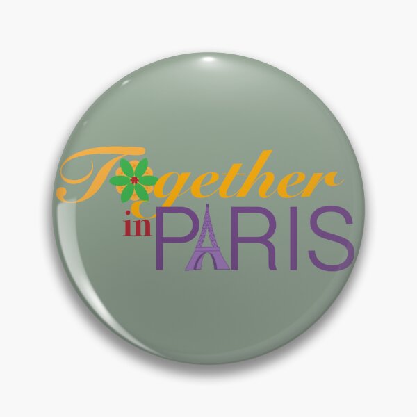 Holy Pins Together in Paris Rose Gold Anastasia sold pin