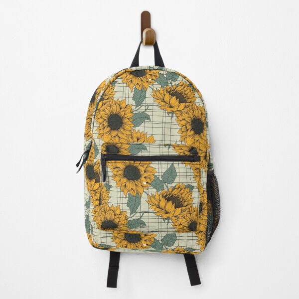 Item preview, Big Sunflowers on Background Grid designed and sold by TopArtsy.