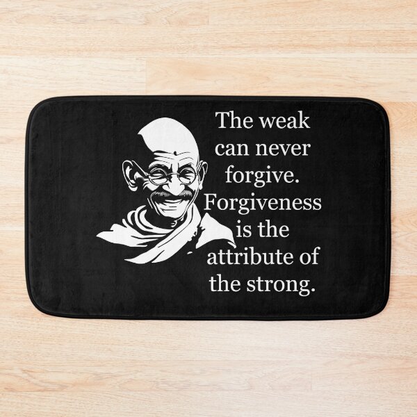 Item preview, Gandhi: Forgiveness is the attribute of the strong designed and sold by JoanNinjaHen.