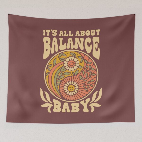 Item preview, It's All About Balance Baby designed and sold by AbundanceSeed.