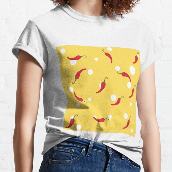 Yellow chilli t shirt cheap