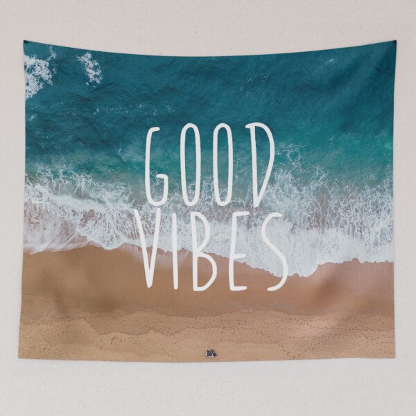 Item preview, Good Vibes Ocean Tide Beach Design designed and sold by cea010.