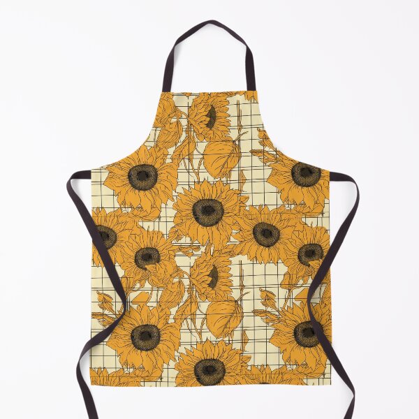 Item preview, Sunflowers on Yellow Background Pattern designed and sold by TopArtsy.