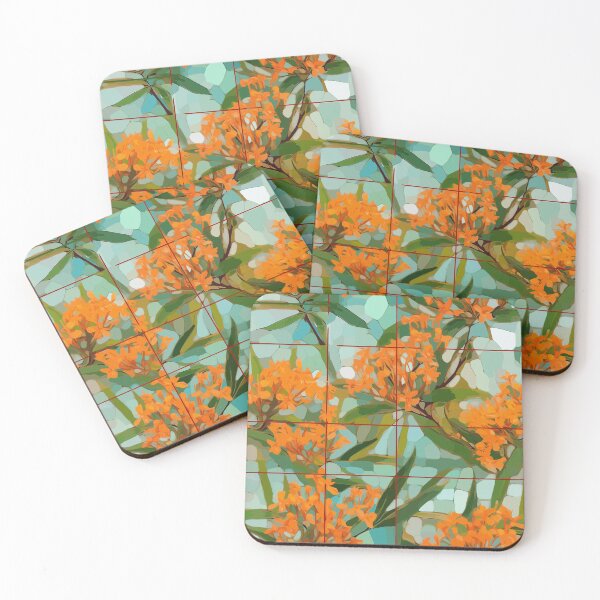 Item preview, Orange Tones Butterfly Weed in Impressionism designed and sold by TopArtsy.