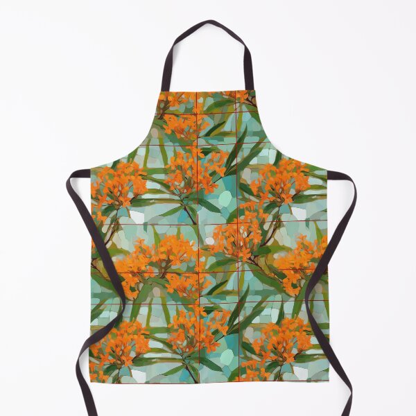 Item preview, Orange Tones Butterfly Weed in Impressionism designed and sold by TopArtsy.