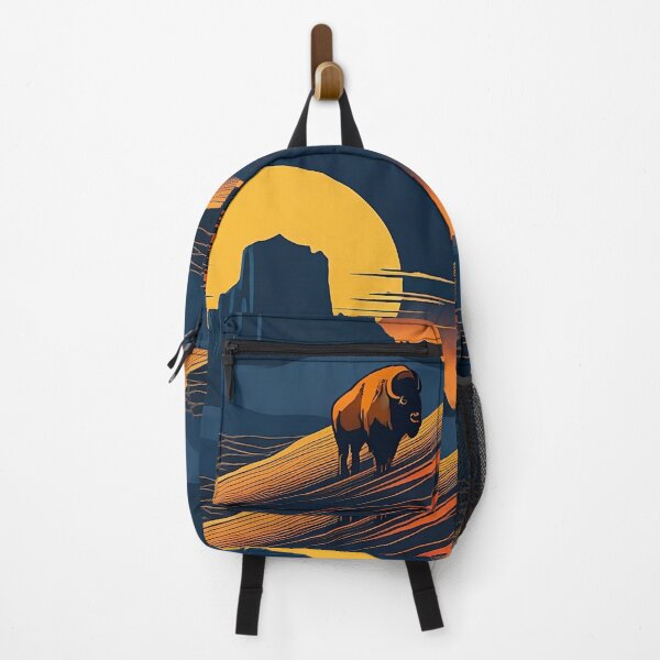Item preview, Bison in Sunset - Digital Art designed and sold by SnoopyTF.