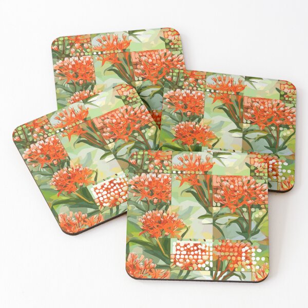 Item preview, Segmented Grids with Disjointed Butterfly Weed designed and sold by TopArtsy.