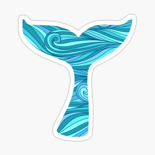 Item preview, Ocean Waves Design Whale Tail designed and sold by cea010.