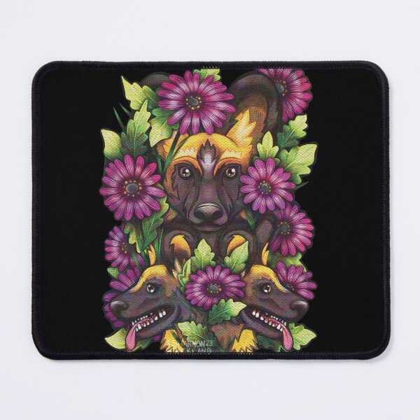 Item preview, African Wild Dogs & Daisies designed and sold by silveryweb.