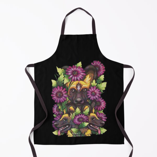 Item preview, African Wild Dogs & Daisies designed and sold by silveryweb.