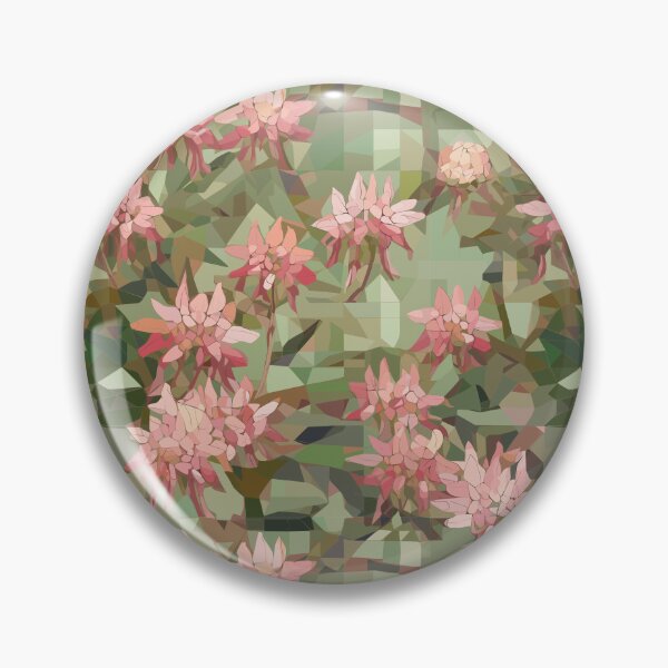 Item preview, Sparse Honey Cluster Pink Penta in Calm Tones designed and sold by TopArtsy.