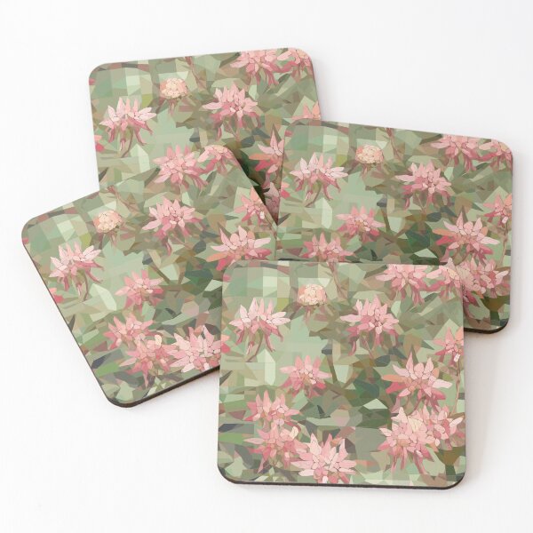 Item preview, Sparse Honey Cluster Pink Penta in Calm Tones designed and sold by TopArtsy.
