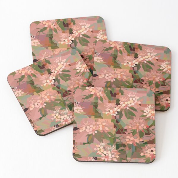 Item preview, Disjointed Honey Cluster Pink Penta Pattern designed and sold by TopArtsy.