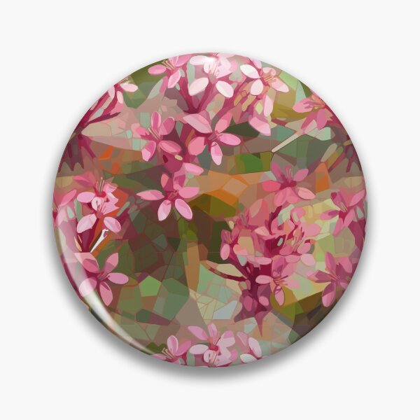 Item preview, Honey Cluster Pink Penta in Squared Impressionism designed and sold by TopArtsy.