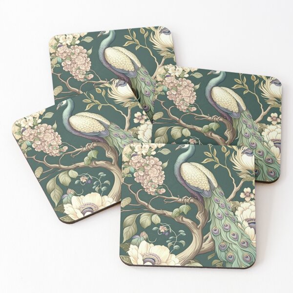 Artikelvorschau, Nice flowers peacock vector art pattern for Iphone cases ,Cute flowers Watercolor Wildflower clipart,Abstract art painting entworfen und verkauft von MariamaArts.