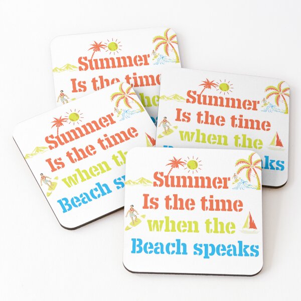 Item preview, Summer is the time when the beach speaks T-SHIRT designed and sold by ABDELHADI ELHATOUIGUI.
