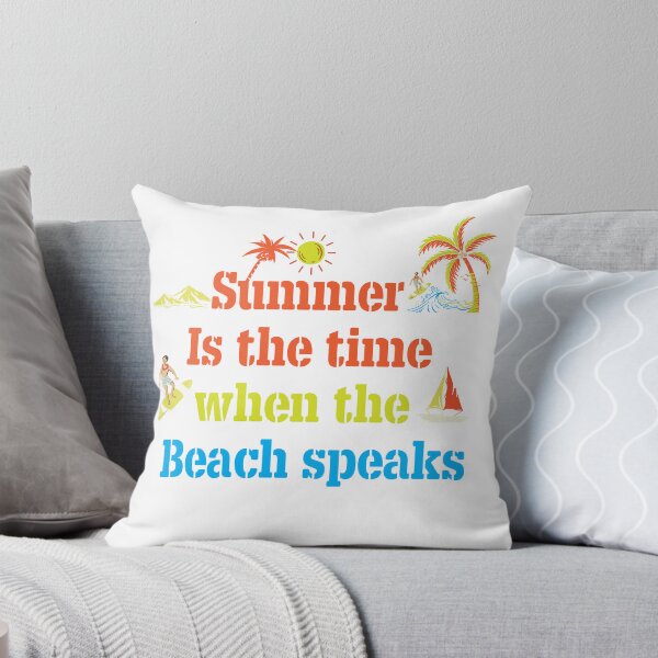 Item preview, Summer is the time when the beach speaks T-SHIRT designed and sold by ABDELHADI ELHATOUIGUI.