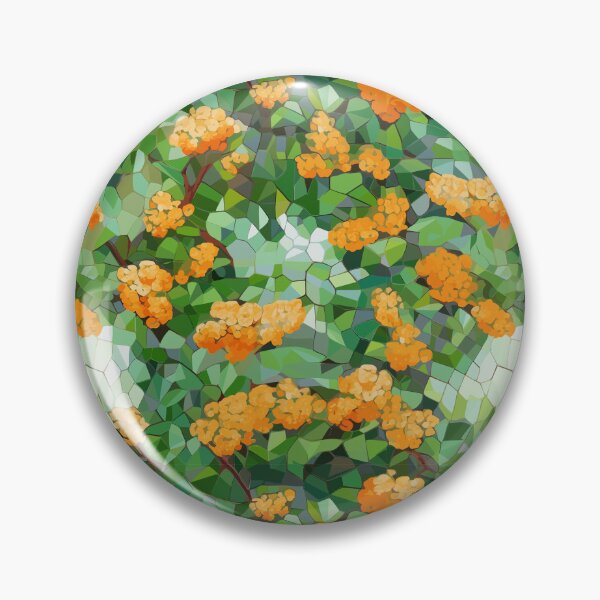Item preview, Mosaic Style Lantana Flowers Pattern designed and sold by TopArtsy.