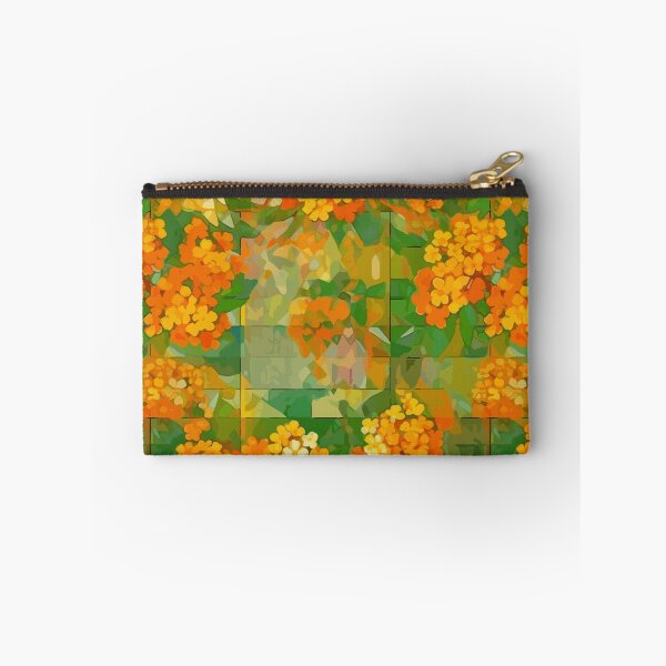 Item preview, Impressionist Grids with Lantana Flowers designed and sold by TopArtsy.