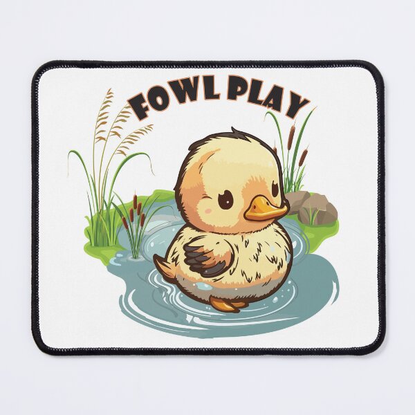 Item preview, Fowl Play Cute Duck In Wetlands designed and sold by designsmostfowl.
