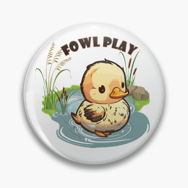 Item preview, Fowl Play Cute Duck In Wetlands designed and sold by designsmostfowl.