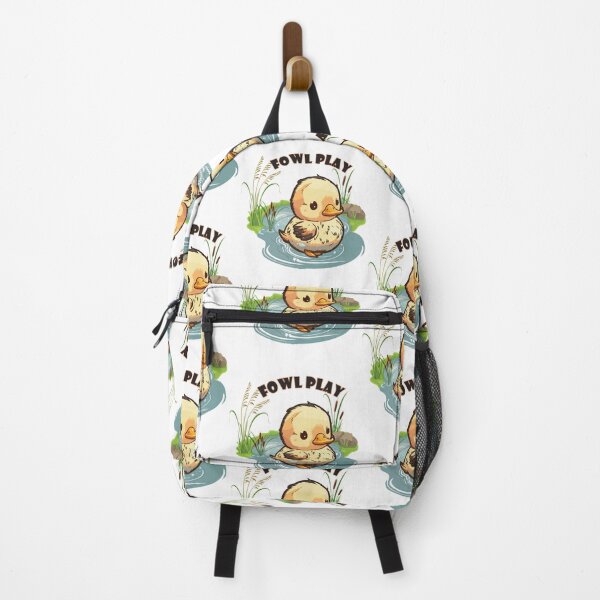 Item preview, Fowl Play Cute Duck In Wetlands designed and sold by designsmostfowl.