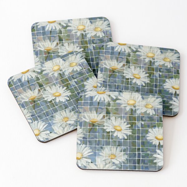 Item preview, Daisy Flowers in Pale Calm Background designed and sold by TopArtsy.