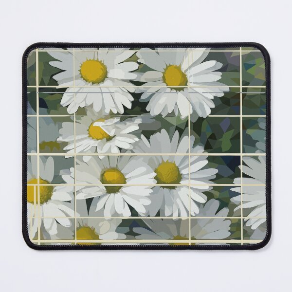 Item preview, Abundant White Daisy Flowers Pattern designed and sold by TopArtsy.