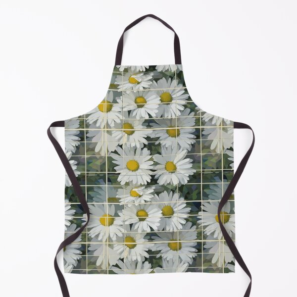 Item preview, Abundant White Daisy Flowers Pattern designed and sold by TopArtsy.