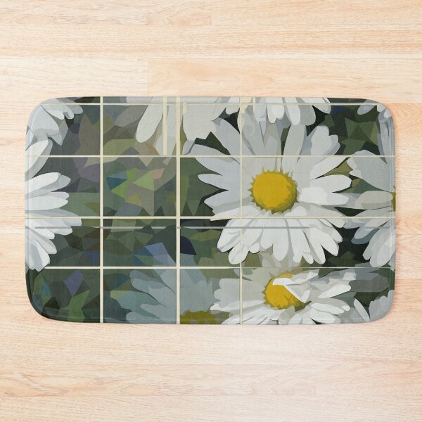Item preview, Abundant White Daisy Flowers Pattern designed and sold by TopArtsy.