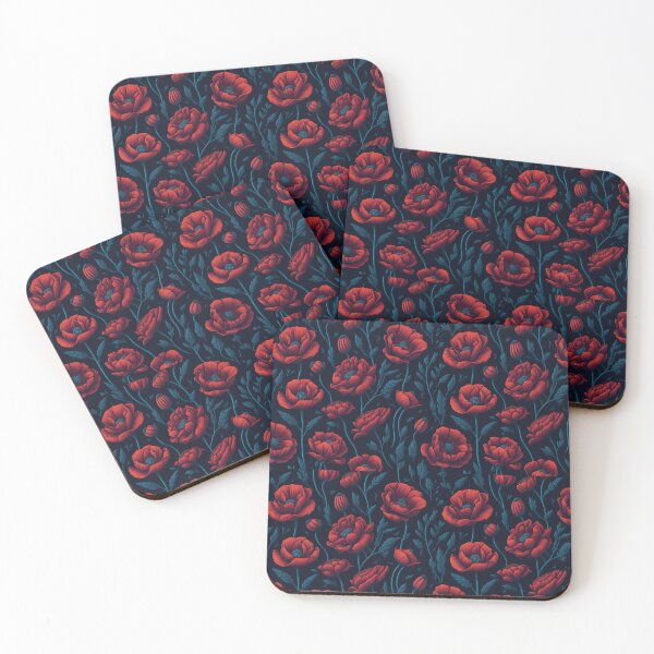 Item preview, Vector poppy field designed and sold by TheRedSpider.