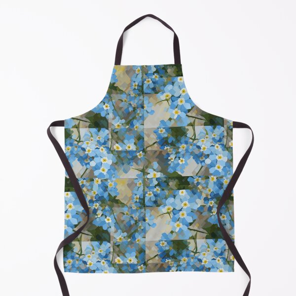 Item preview, Disjointed Grids with Forget-Me-Not Vector Art designed and sold by TopArtsy.