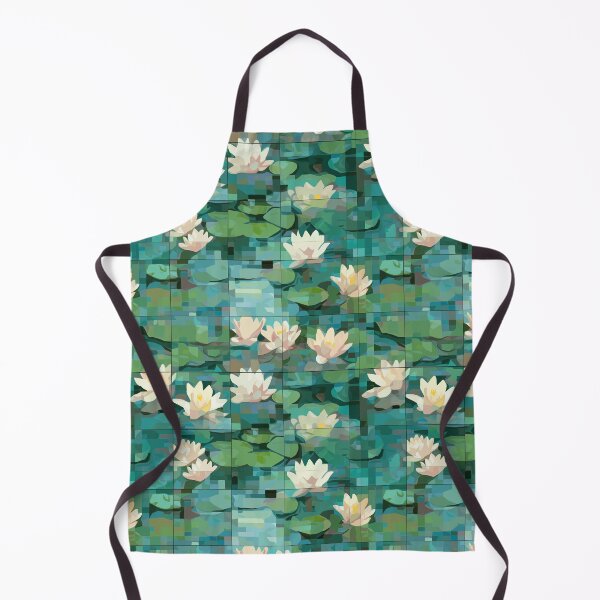 Item preview, Lotus Flowers with Green Pads Background designed and sold by TopArtsy.