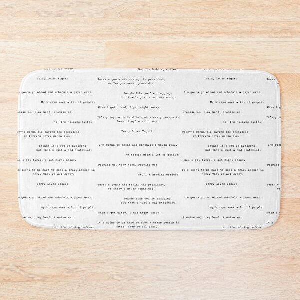 Item preview, Brooklyn Nine-Nine Terry Jeffords Quotes Set designed and sold by awe-someA.