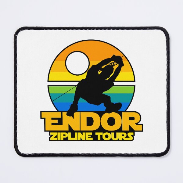 Vista previa del artículo con la obra «Excursiones en tirolesa Star Endor», diseñado y vendido por TraceTheFace.